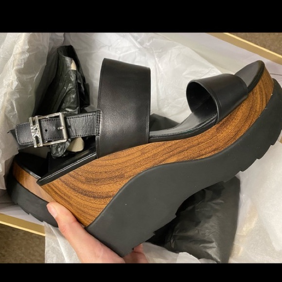 - Michael Kors Rhett Wedge Sandals - Picture 2 of 7